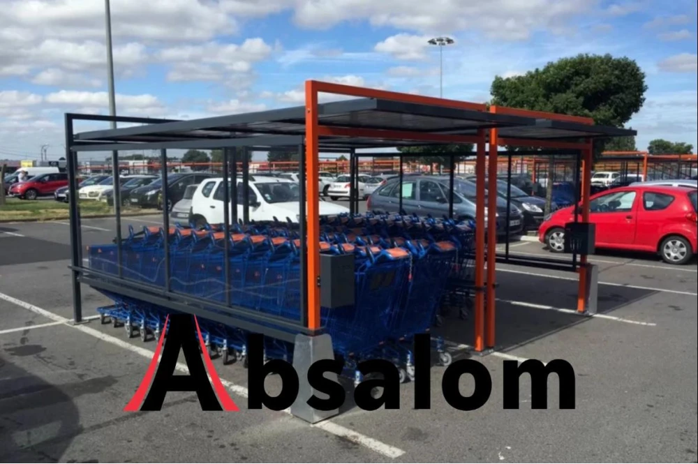 Adapost pentru carucioare super market